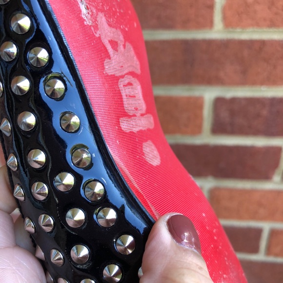 CHRISTIAN LOUBOUTIN | Black Studded Ballet Flats - Picture 12 of 13